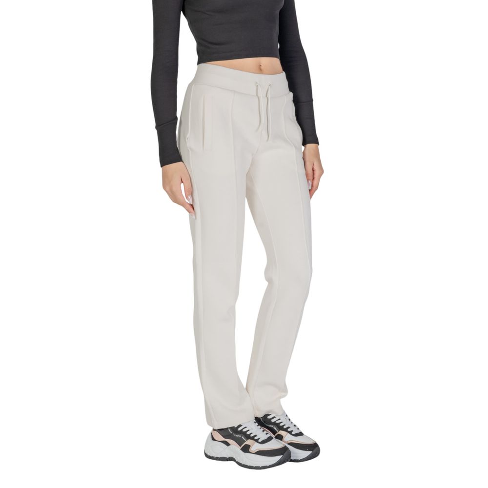 Cream Cotton Joggers (Workout Pants)