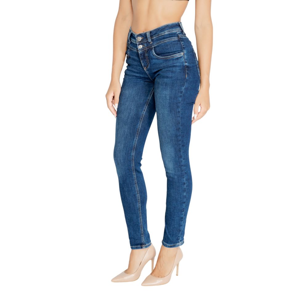 Blue Cotton Mom Jeans
