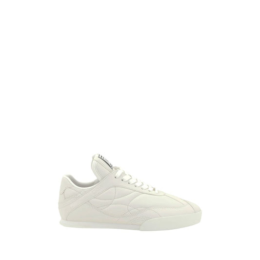 White Calf Leather Bos Taurus Low Top Sneakers