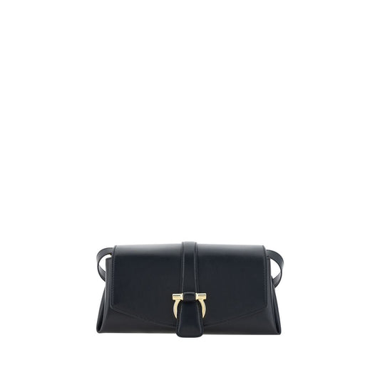 Black Calf Leather Bos Taurus Shoulder Bag