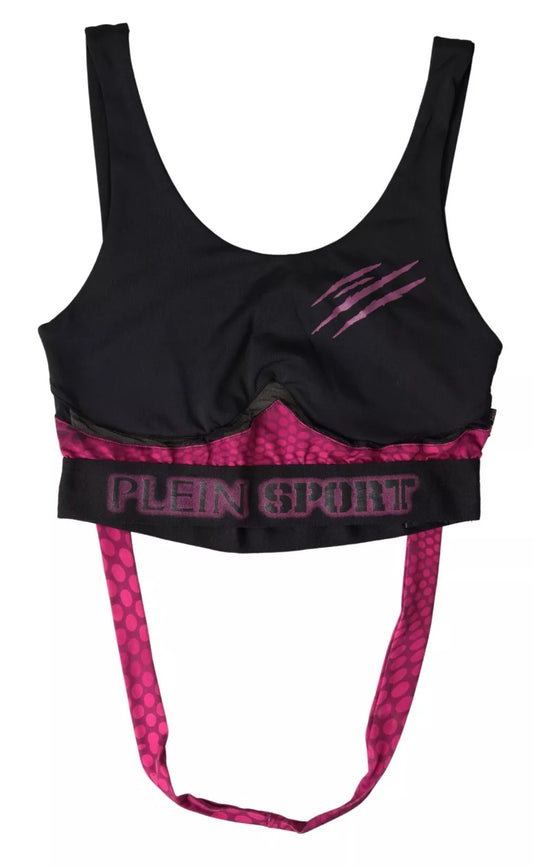 Black Fuchsia Logo Athlete Hannah Bra Underwear