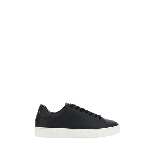 Black Calf Leather Bos Taurus Low Top Sneakers