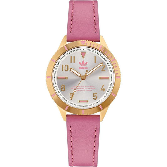 Multicolor Leather Dress Watch