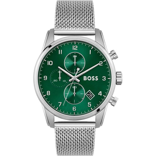 Silver Stainless Steel Dress Watch