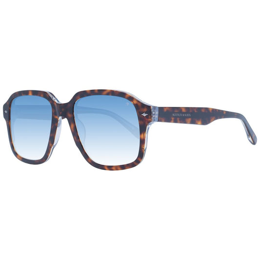 Brown Metal Sunglasses