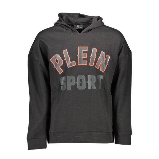 Black Cotton Men's Sweatshirt