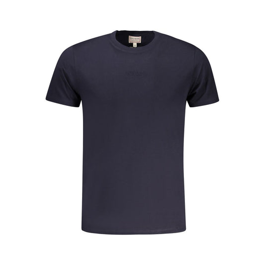 Blu Cotton Men T-Shirt