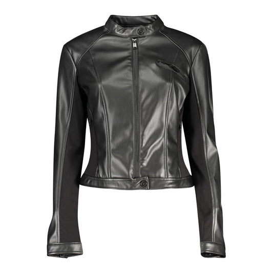 Nero Poliuretano Women's Jacket