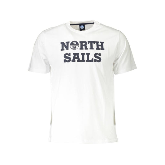 White Cotton Men's T-Shirt