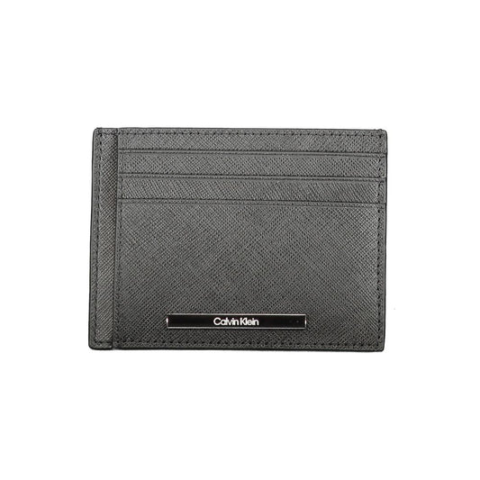 Black Leather Mens Wallet Holder