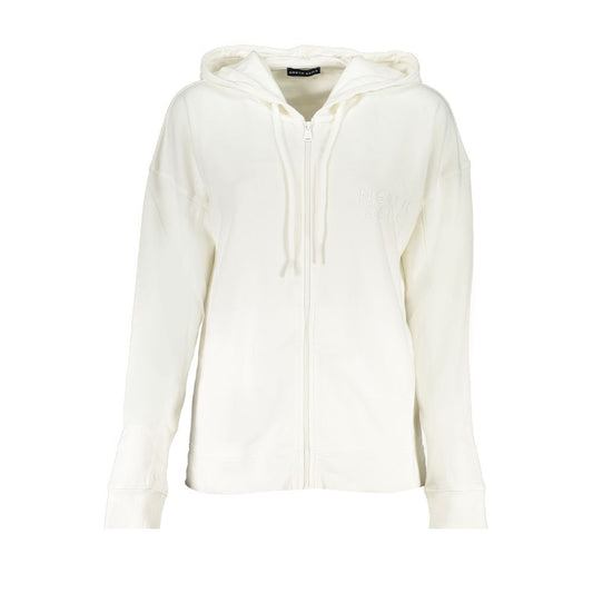 White Cotton Women's Hoodie