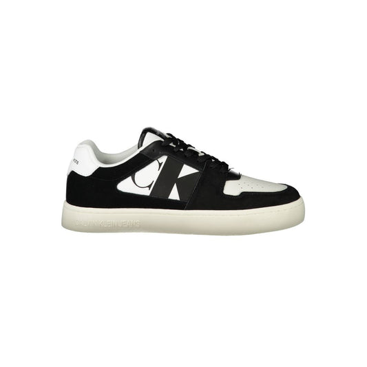 White Polyester Men's Sneaker