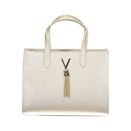 Gray Polyurethane Women's Bag