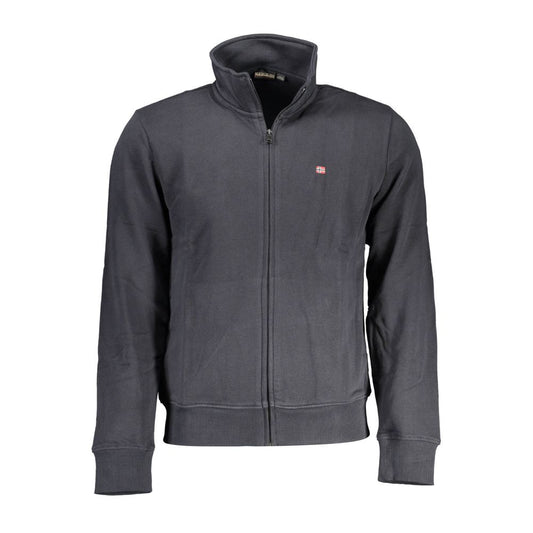 Black Cotton Men's Sweatshirt