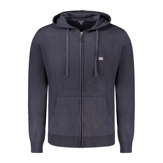 Grigio Poliammide Men Cardigan