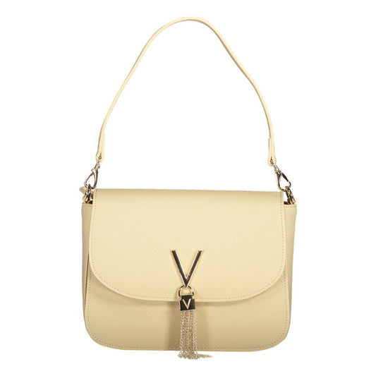 Beige Polyethylene Women Handbag