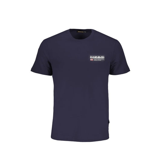 Blue Organic Cotton Men T-Shirt