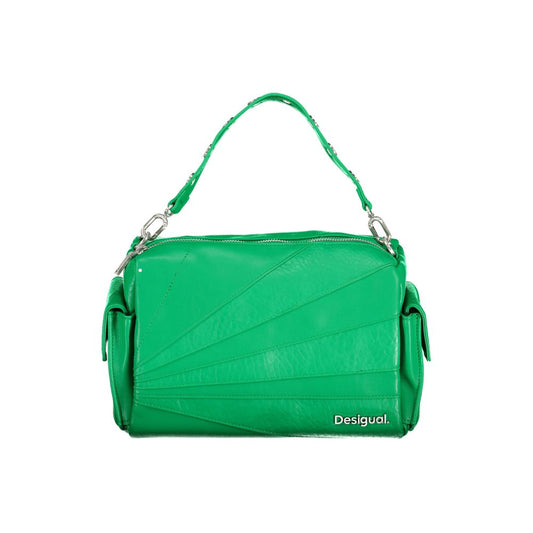 Verde Polyurethane Women's Handbag