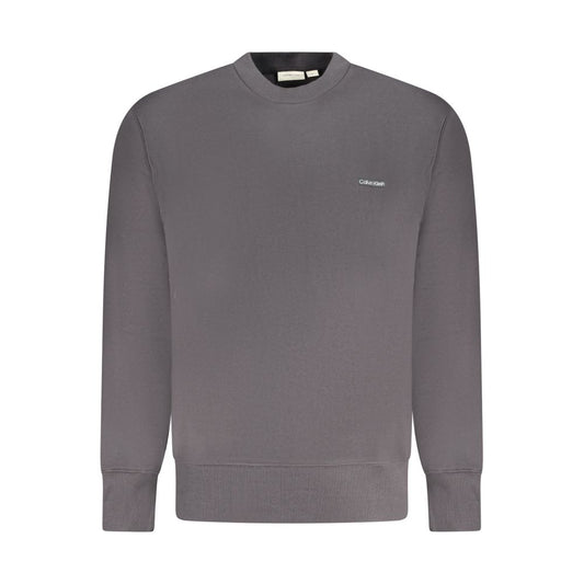 Black Cotton Men's Sweatshirt