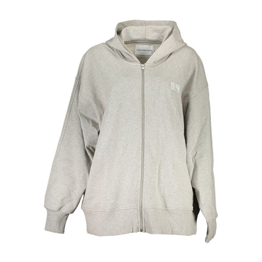 Grigio Recycled Cotton Donna Felpa