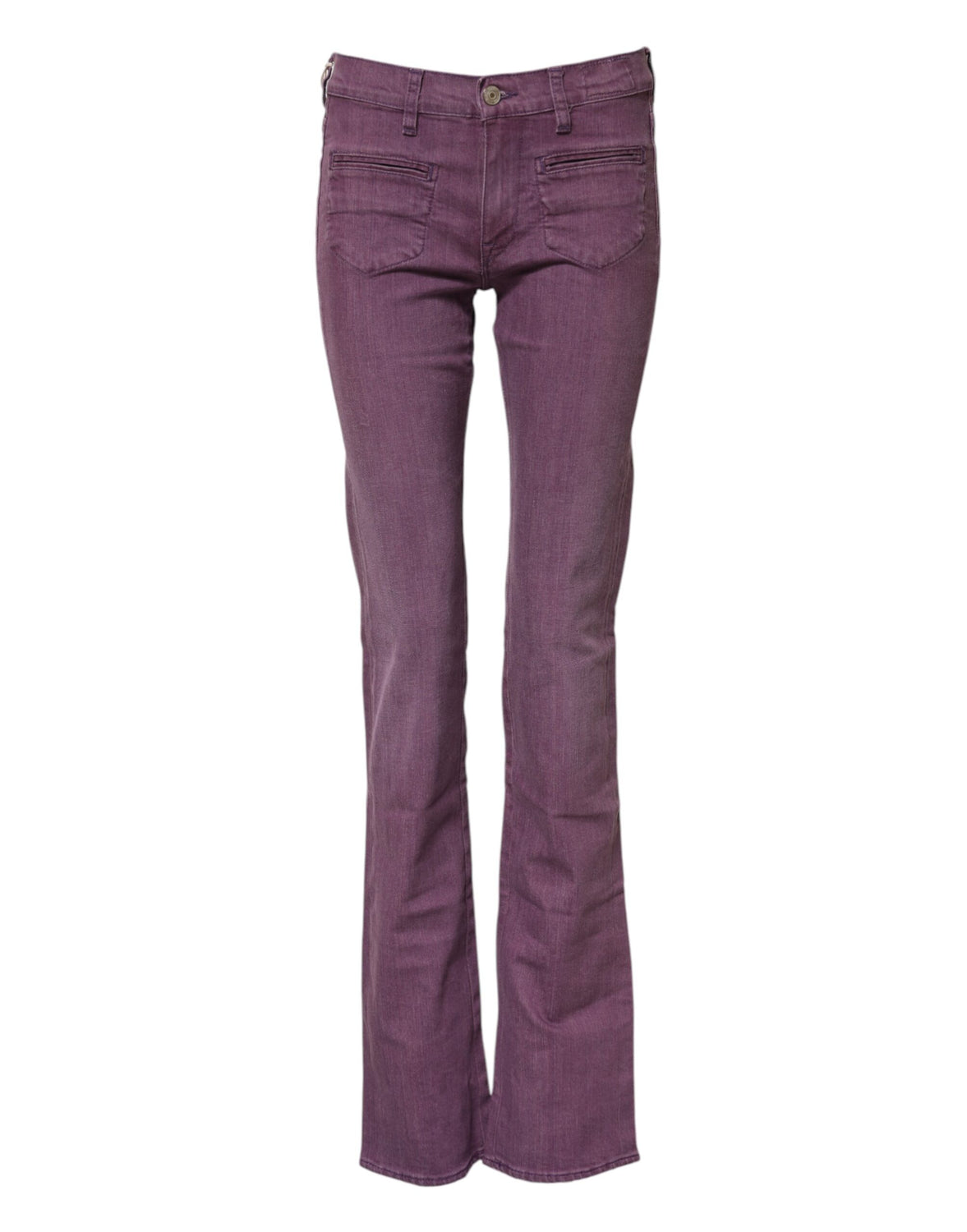 Brown High Waisted Flared Cut Pants