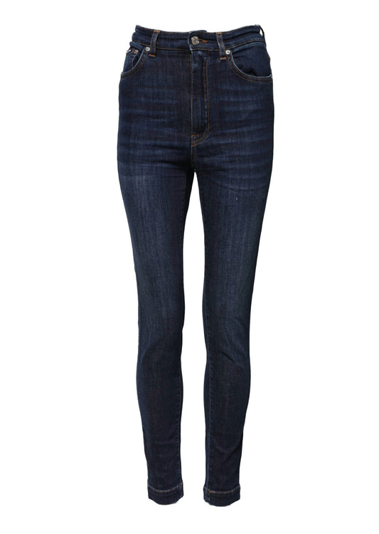 Blue GRACE High Waist Skinny Denim Jeans