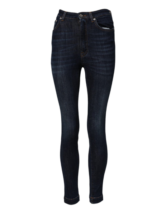 Blue GRACE High Waist Skinny Denim Jeans