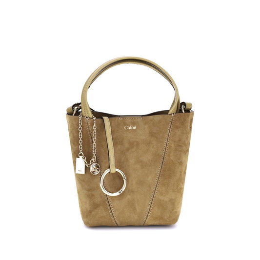 Beige Calf Leather Bos Taurus Shoulder Bag