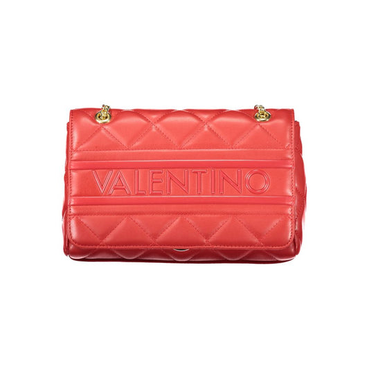 Rosso Polyurethane Women's Bag with Chain and Internal Pockets