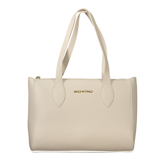 White Polyethylene Women Handbag