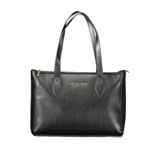 Black Polyurethane Women's Bag