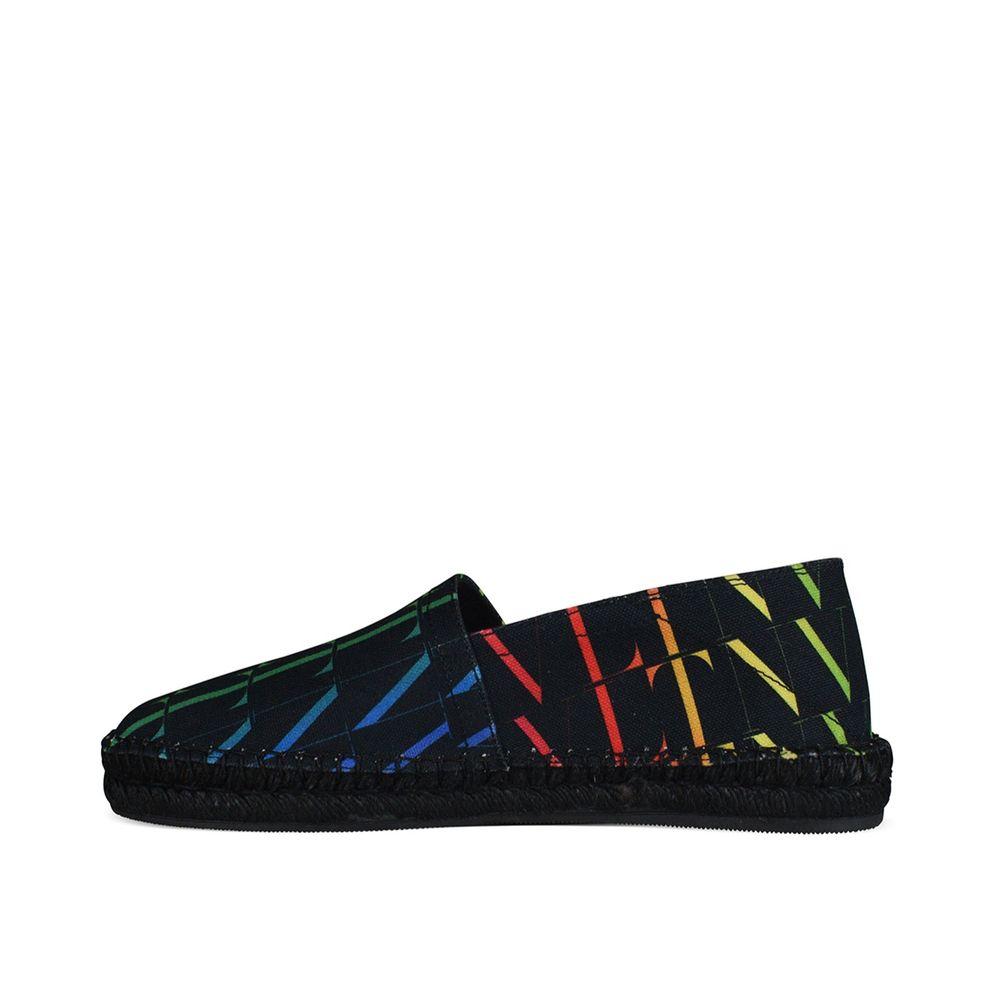 Black Canvas Espadrilles