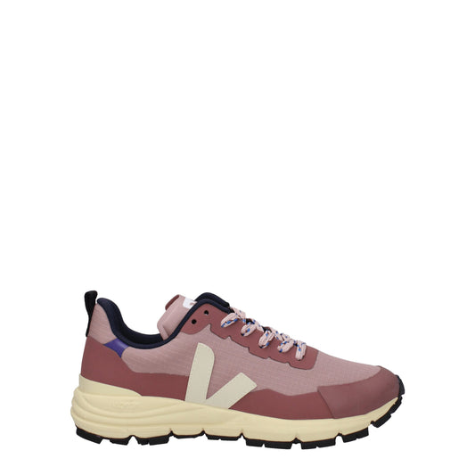 Pink Fabric Athletic Sneakers