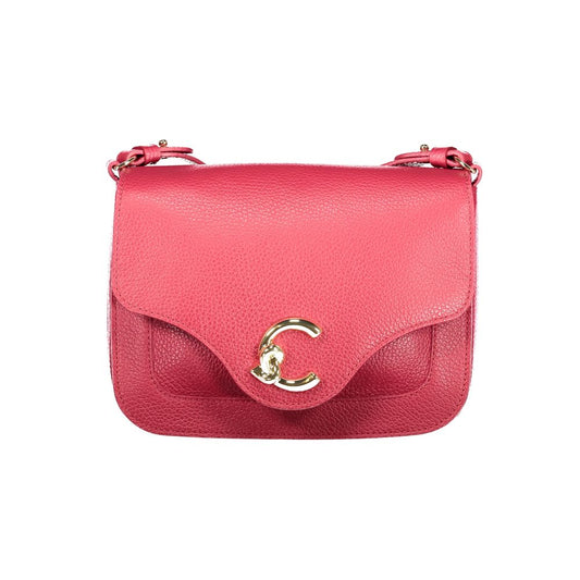 Rosso Polyurethane Women Handbag