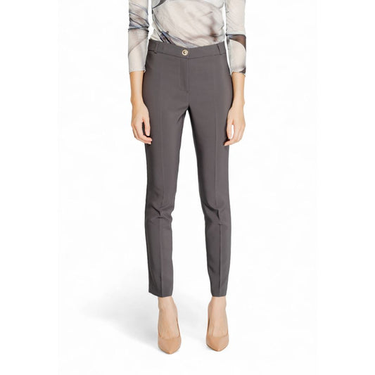 Gray Polyester Pant