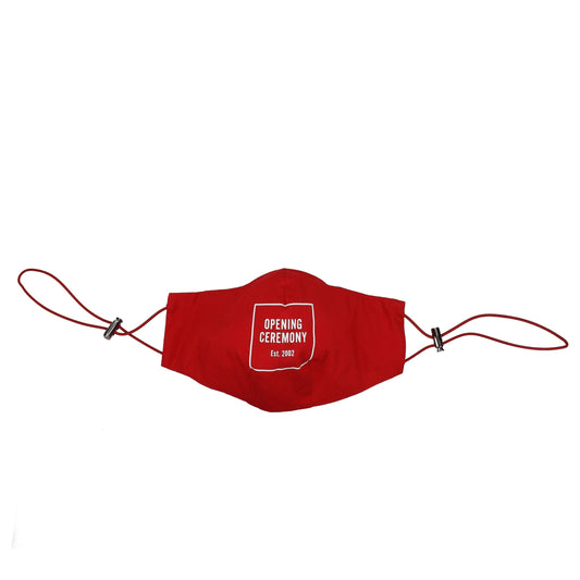Red Cotton Facemask