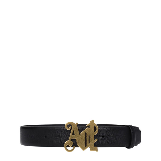 Black Leather Regular Belt