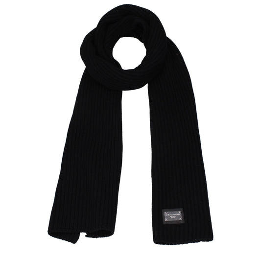 Black Wool Scarf