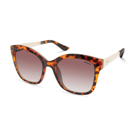 Brown Injected Sunglasses