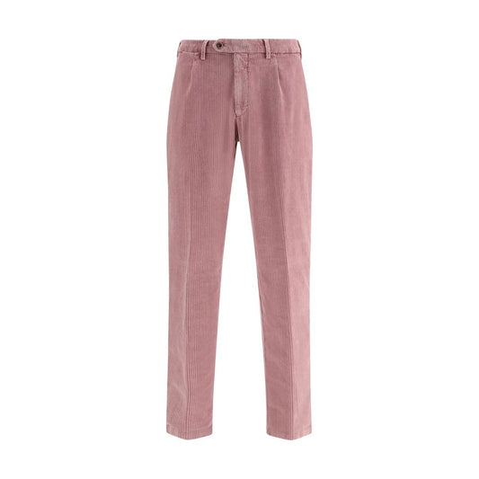 Multicolor Cotton Casual Pants