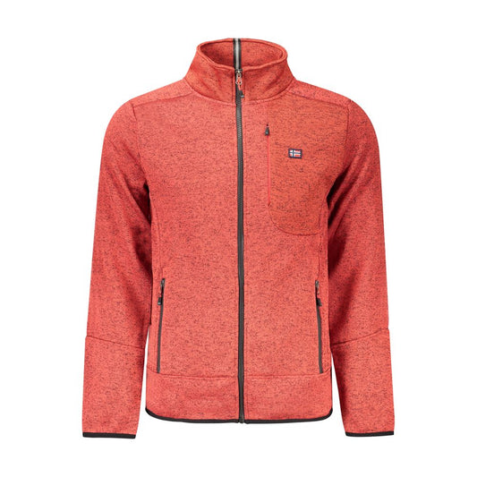 Rosso Polyester Mens Sweatshirt