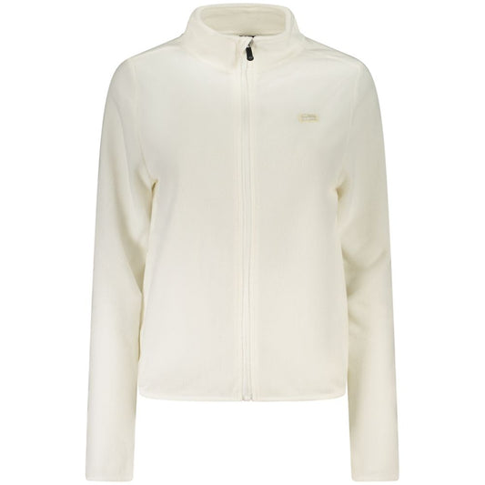 White Polyester Women Sweater