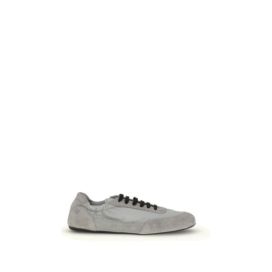 Gray Rubber Athletic Sneakers