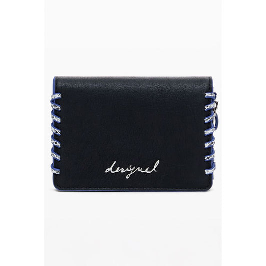 "Black Polyethylene Women Wallet"