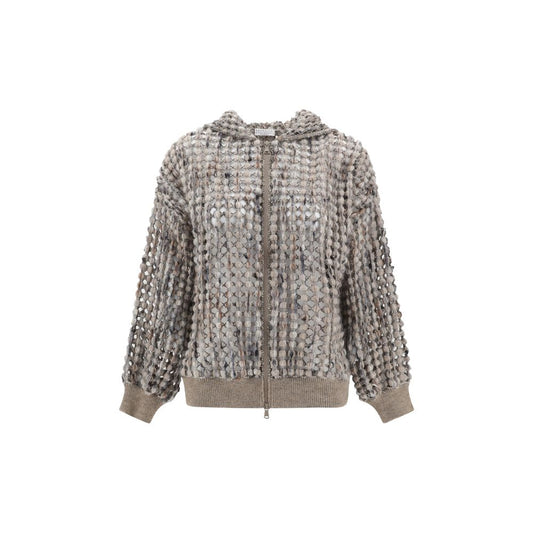 Perfored wool Cardigan