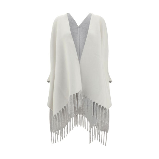 Cashmere and wool Poncho