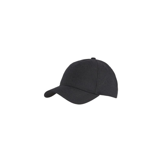 Black Recycled Polyester Cap (Baseball Hat)