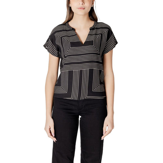 Black Viscose Sportswear