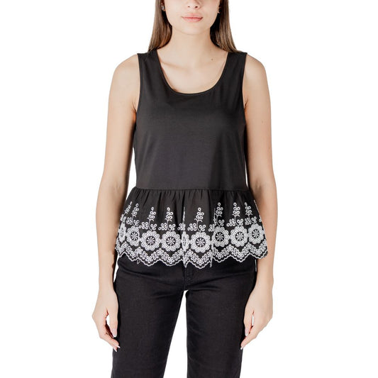 Black Cotton Tank Tops