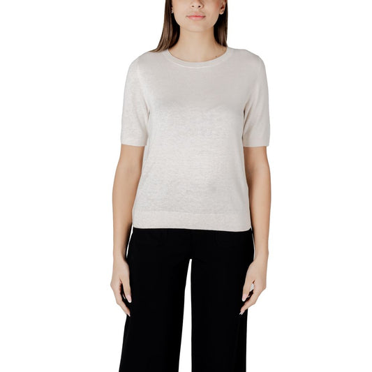 Beige Viscose Sweatshirt